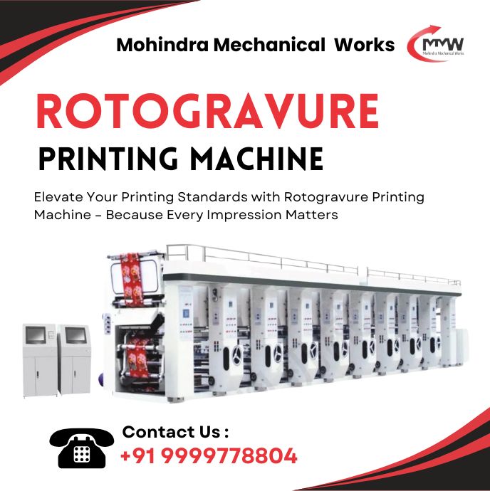 #1 Rotogravure Printing Machine Supplier in South Africa | Mohindra Trusted Seller