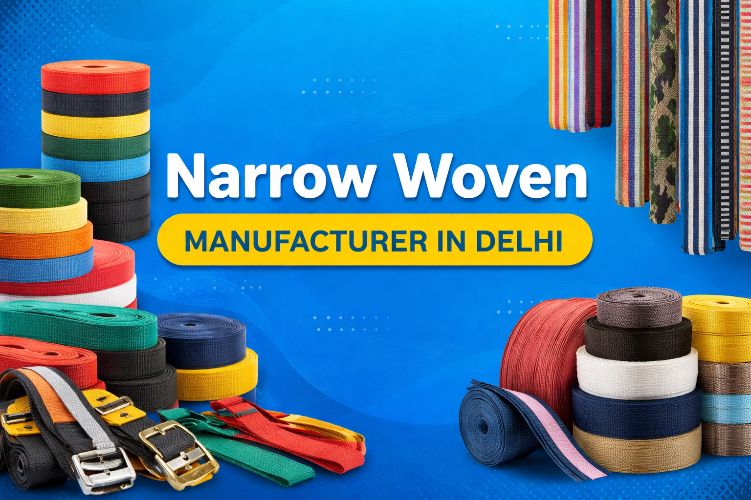 Narrow Woven Fabric Manufacturer in Delhi | Complete Guide for Industrial & Commercial Use