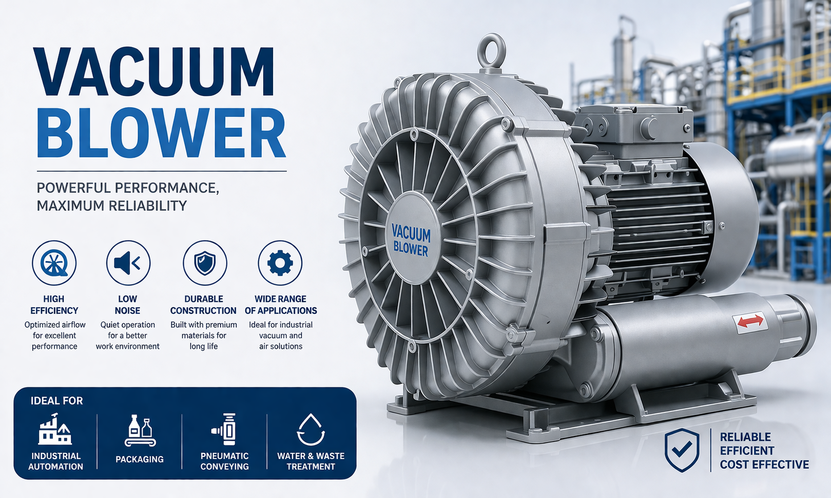 How to Choose the Best Vacuum Blower Manufacturer in Mumbai (Complete Buyer’s Guide for Industrial Use)