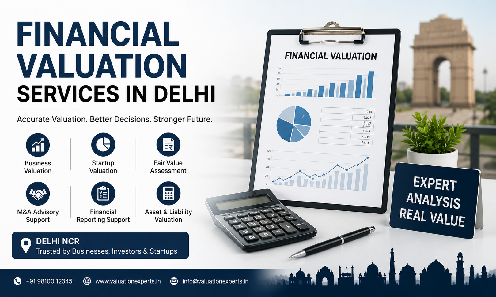 Financial Valuation Services in Delhi: A Complete Guide to Methods, Costs & Choosing the Right Consultant