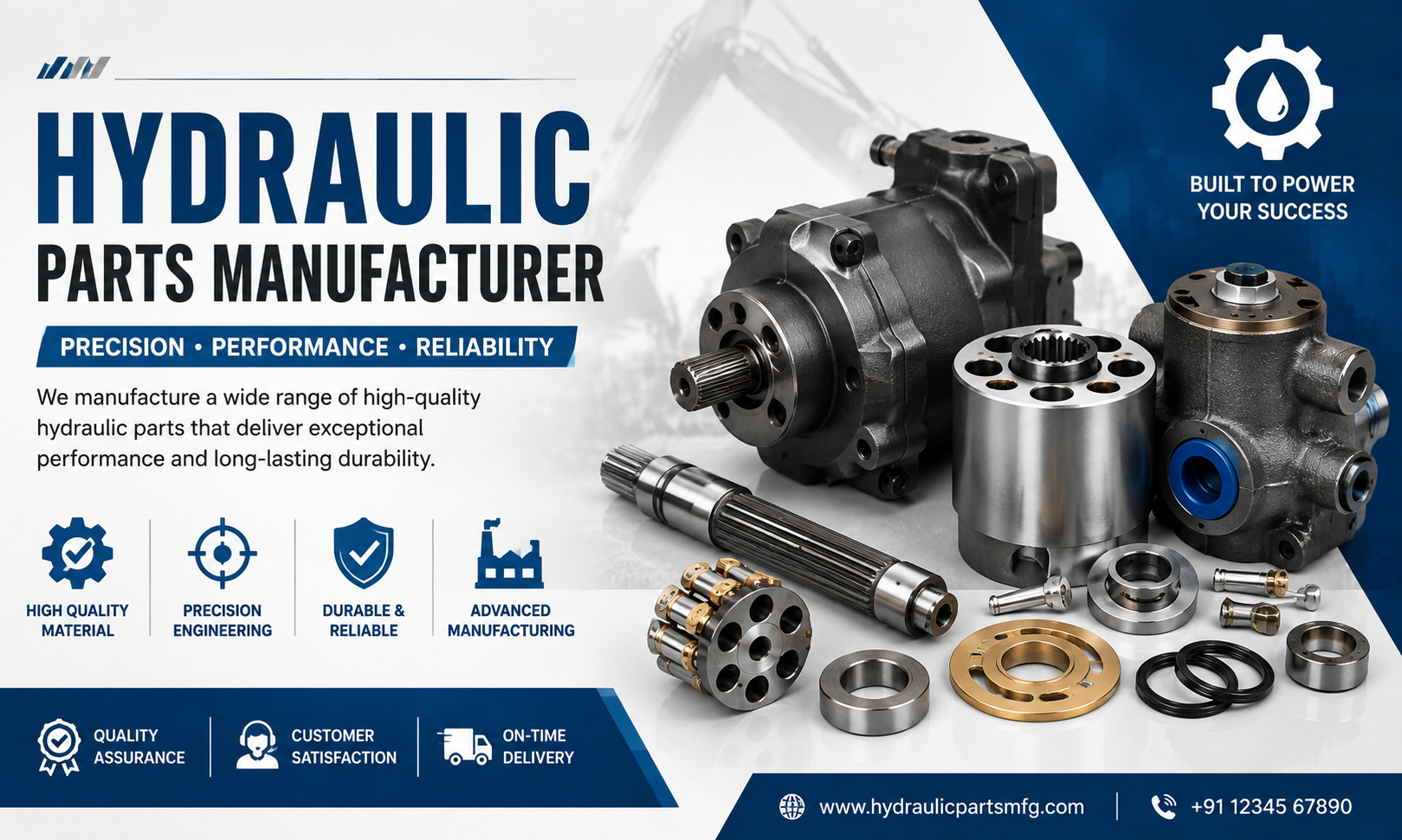 How to Choose the Right Hydraulic Parts Manufacturer in Delhi NCR for Your Machine