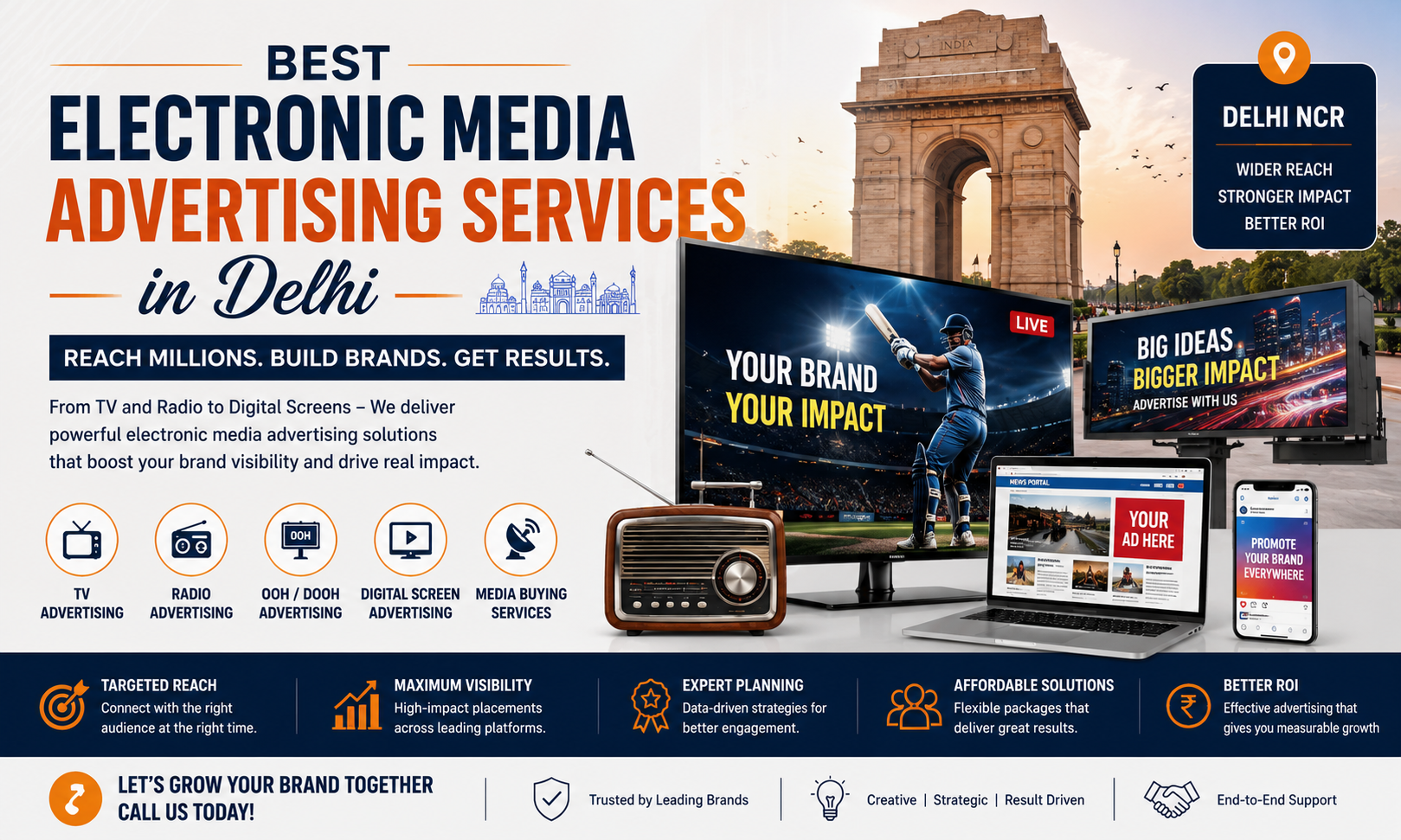 How to Choose the Best Electronic Media Advertising Services in Delhi: A Complete Business Guide