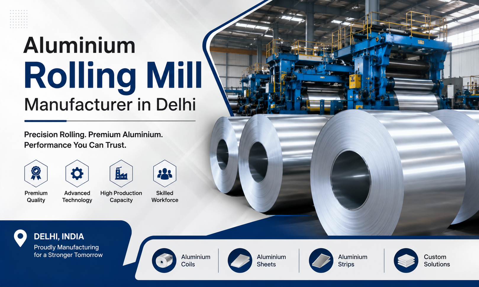 How to Choose the Best Aluminium Rolling Mill Manufacturer in Delhi: A Complete Buyer's Guide