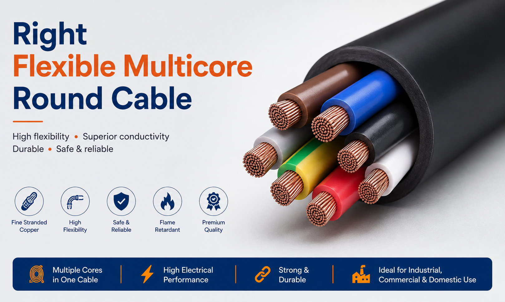 How to Choose the Right Flexible Multicore Round Cable for Industrial Applications