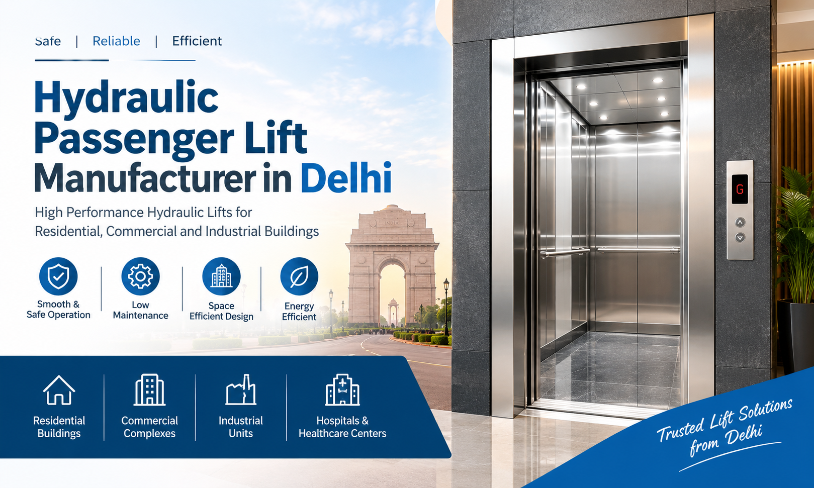 How to Choose a Reliable Hydraulic Passenger Lift Manufacturer in Delhi